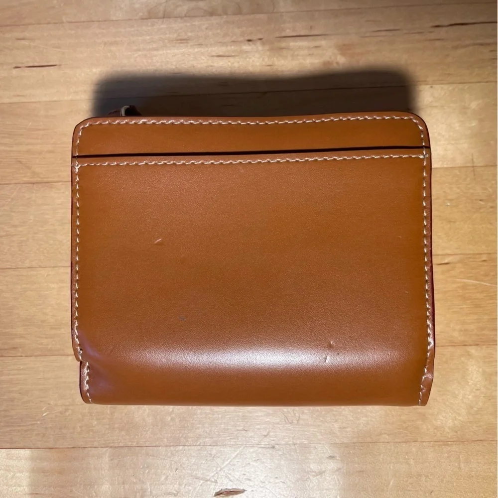 Lodis Leather Trifold Wallet Small Compact Organizer Detachable ID Card Holder